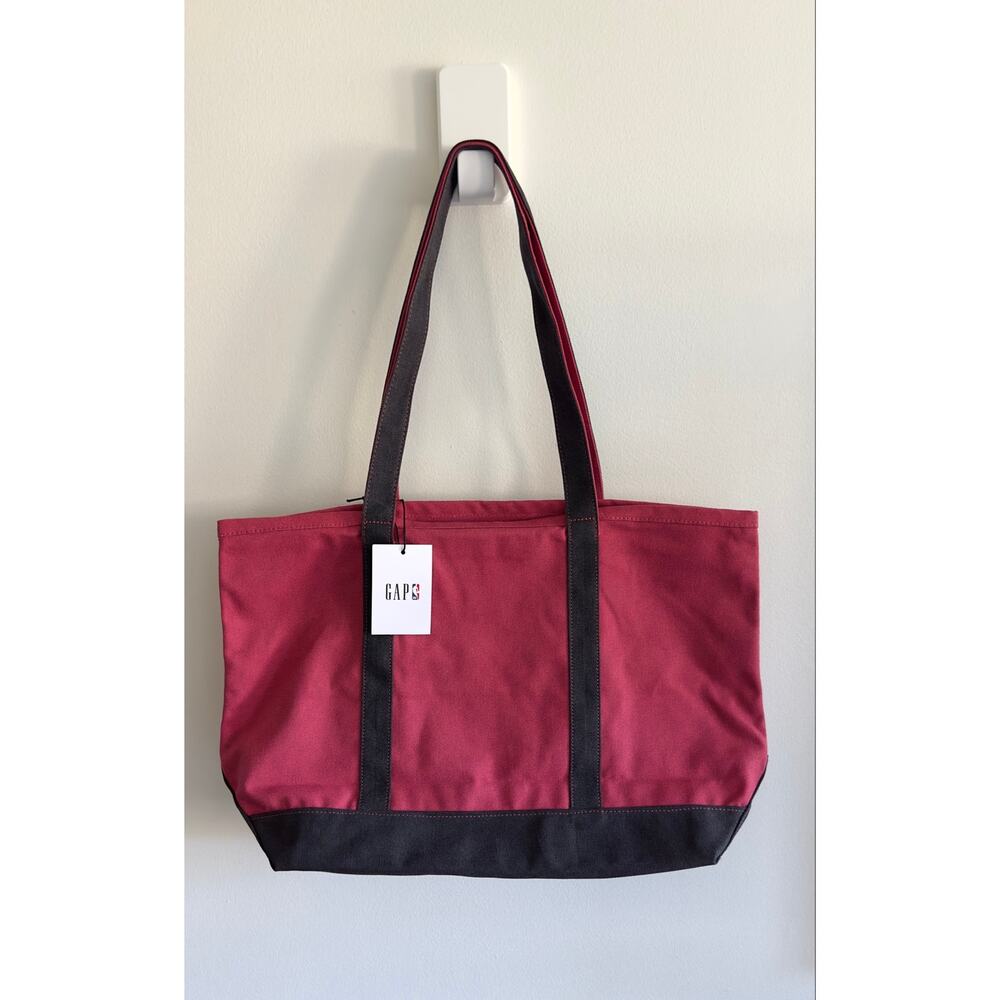 NWT: Gap x NBA Miami Heat Logo Canvas Tote Bag - Picture 6 of 6